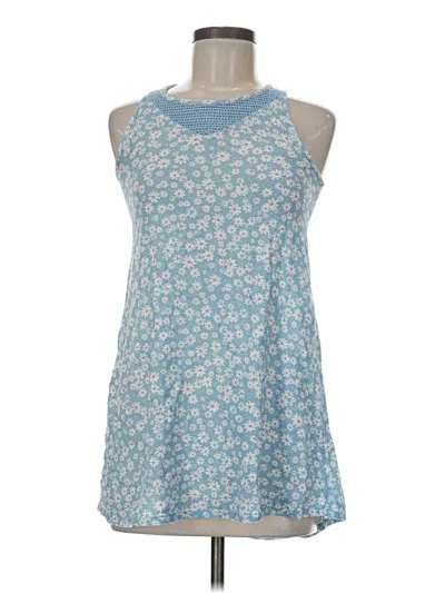 Pre-owned Nordstrom Sleeveless Blouse In Blue