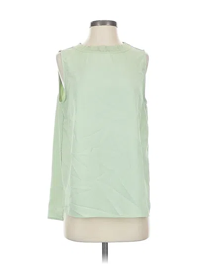 Pre-owned Nordstrom Sleeveless Blouse In Green