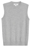 Nordstrom Sleeveless Cashmere Sweater In Grey Formal