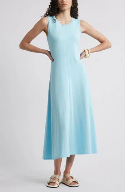 NORDSTROM NORDSTROM SLEEVELESS COTTON BLEND DRESS