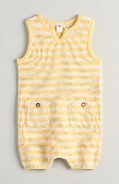 Nordstrom Babies'  Sleeveless Knit Romper In Neutral