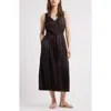 Nordstrom Sleeveless Midi Dress In Brown Ganache