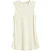 Nordstrom Sleeveless Satin Top In Yellow Pale
