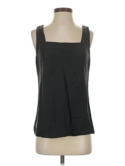 Pre-owned Nordstrom Sleeveless Top Black Scoop Neck Tops