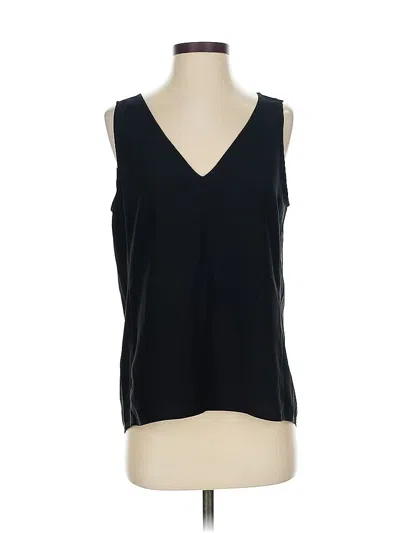 Pre-owned Nordstrom Sleeveless Top Black V Neck Tops