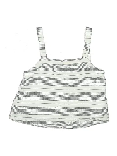 Pre-owned Nordstrom Kids' Sleeveless Top Blue Scoop Neck Tops