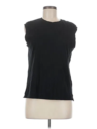 Pre-owned Nordstrom Sleeveless T-shirt In Black
