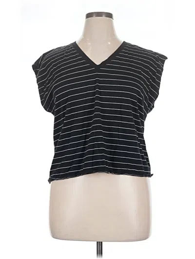 Pre-owned Nordstrom Sleeveless T-shirt In Black