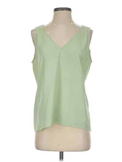 Pre-owned Nordstrom Sleeveless T-shirt In Green