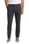 Nordstrom Slim Fit Brushed Tech Pants In Charcoal