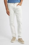 Nordstrom Slim Straight Leg Stretch Cotton Jeans In Soft White
