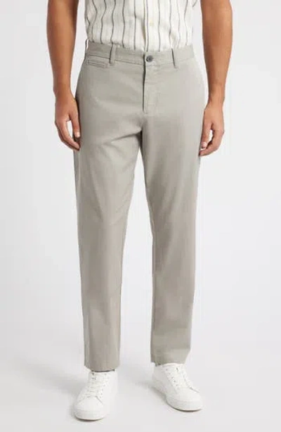 Nordstrom Slim Straight Stretch Cotton Twill Chinos In Gray
