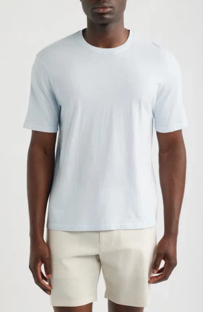 Nordstrom Slub Cotton Crewneck T-shirt In Blue
