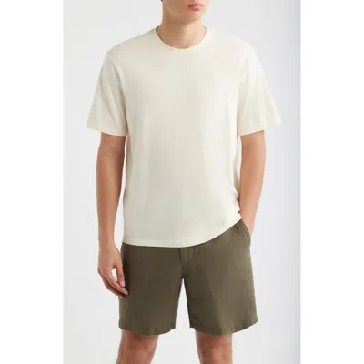 Nordstrom Slub Cotton Crewneck T-shirt In Yellow