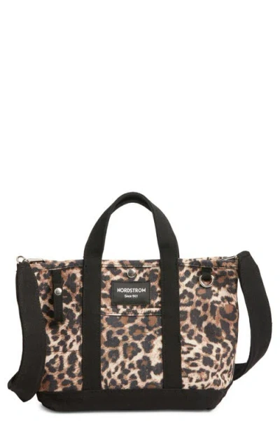 Nordstrom Small 125th Anniversary Structured Tote In Brown