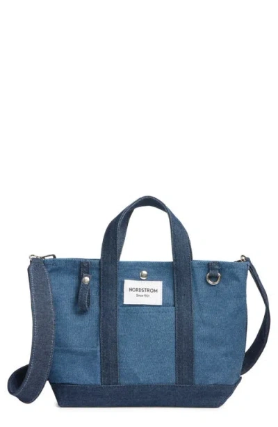 Nordstrom Small 125th Anniversary Structured Tote In Blue