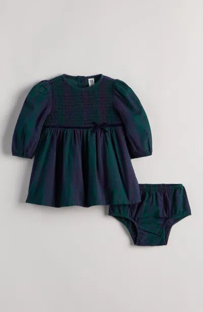 Nordstrom Babies'  Smocked Top And Bloomers Set In Blue