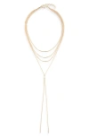 Nordstrom Snake Chain Layered Y-necklace
