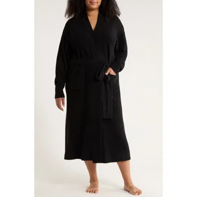 Nordstrom So Soft Robe In Black