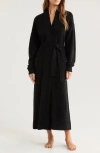 Nordstrom So Soft Robe In Black
