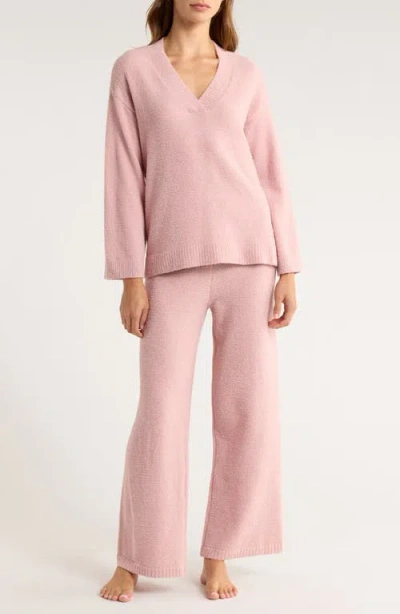 Nordstrom So Soft Sweater & Lounge Pants Set In Pink