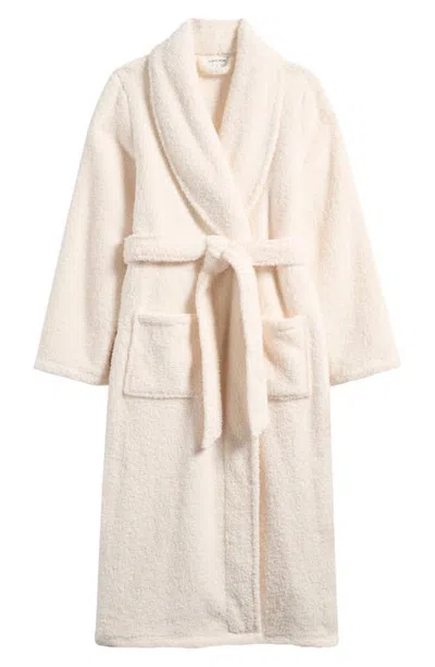 Nordstrom Soft Plush Robe In Neutral