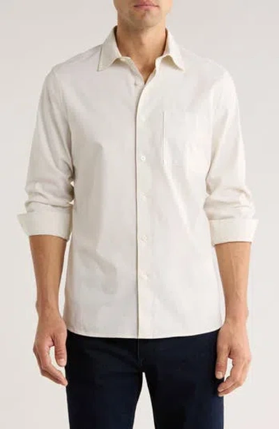 Nordstrom Solid Oxford Button-up Shirt In Neutral