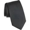 Nordstrom Solid Silk Tie In Black
