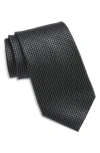 Nordstrom Solid Silk Tie In Gray