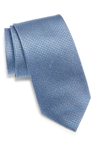 Nordstrom Solid Silk Tie In Blue