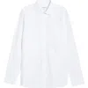 Nordstrom Traditional Fit Solid Non-iron Dress Shirt In White