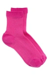 Nordstrom Sparkle Sheer Rib Quarter Socks