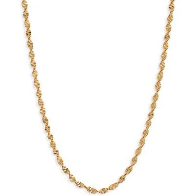 Nordstrom Spiral Chain Necklace In Gold