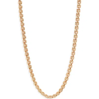 Nordstrom Square Link Chain Necklace In White