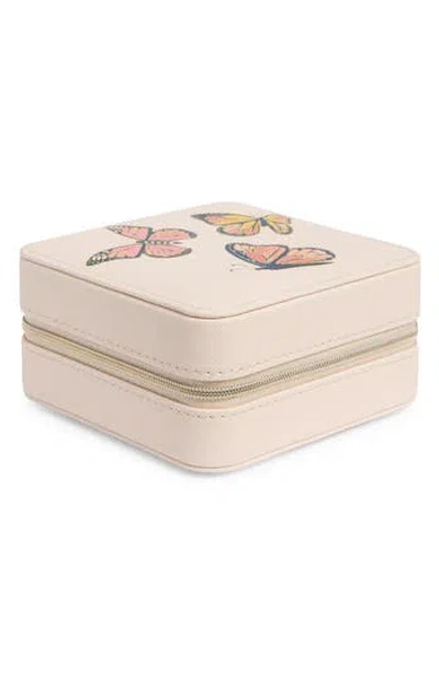 Nordstrom Square Zip Jewelry Box In Pink