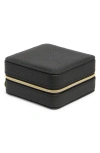 Nordstrom Square Zip Jewelry Box In Black Pebble
