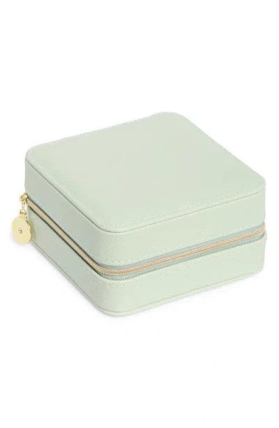 Nordstrom Square Zip Jewelry Box In Green
