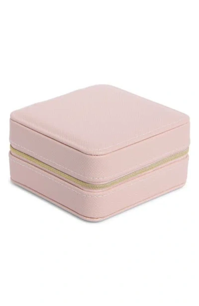 Nordstrom Square Zip Jewelry Box In Pink