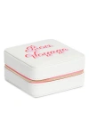 Nordstrom Square Zip Jewelry Box In White