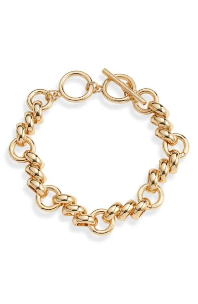 Nordstrom Staggered Chain Bracelet In Gold