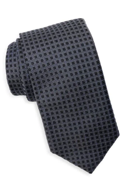 Nordstrom Stailey Neat Stretch Cotton Jacquard Tie In Green