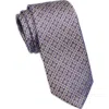 Nordstrom Stanton Neat Silk Tie In Purple
