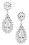 Nordstrom Starburst Cubic Zirconia Drop Earrings