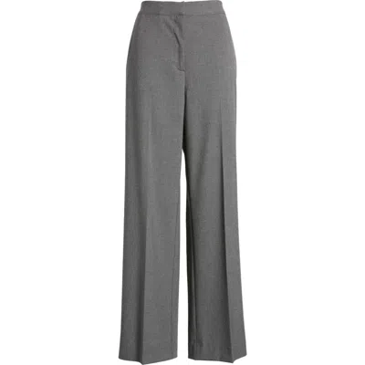 Nordstrom Straight Leg Pants In Grey Dark Heather