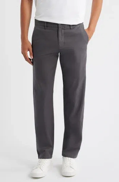 Nordstrom Straight Stretch Cotton Chinos In Gray