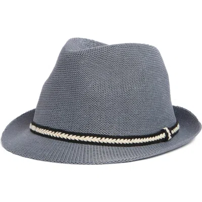 Nordstrom Straw Trilby Hat In Purple