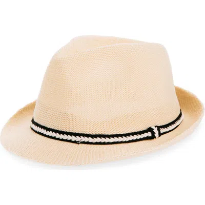 Nordstrom Straw Trilby Hat In Brown