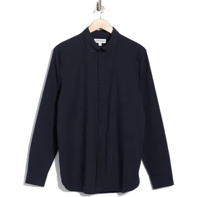 Nordstrom Stretch Cotton Button-down Oxford Shirt In Blue