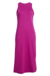 Nordstrom Stretch Cotton Ribbed Tank Dress In Pink