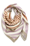 Nordstrom String Square Silk Scarf In Multi